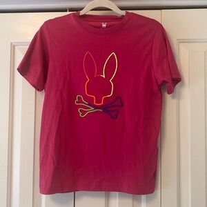 Psycho bunny kids size large (14/16) pink T-shirt.